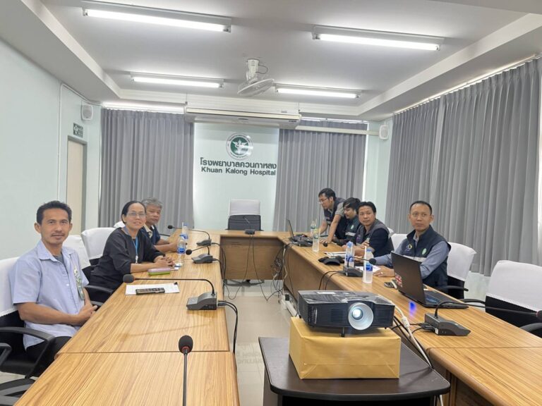 ศบส.12 ลงพื้นที่สำรวจ ออกแบบระบบบำบัดน้ำเสีย เพื่อการจัดการน้ำเสียอย่างมีประสิทธิภาพให้กับโรงพยาบาลควนกาหลง จังหวัดสตูล